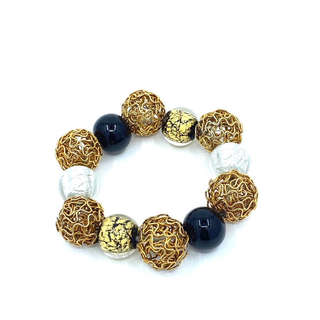 Hand Blown Venetian Glass Bracelet